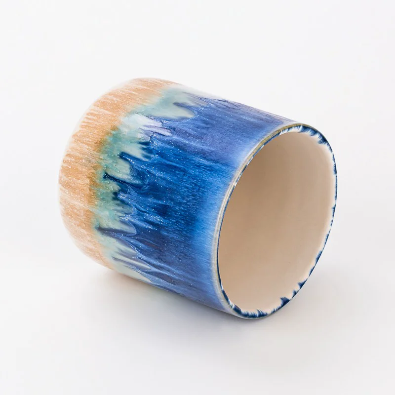 8oz Ceramic Empty Scented Candle Wax Making Container Vessels Jar