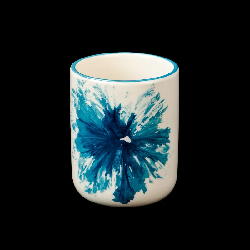 5oz New Design Candle Holder Ceramic Candle Vessels Wholesale