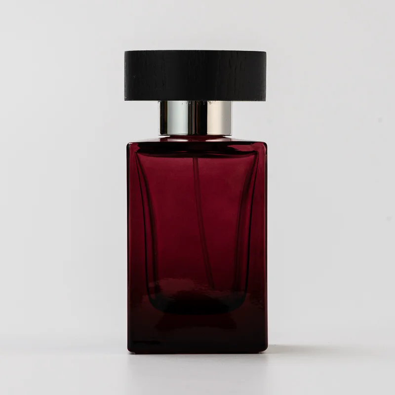 50ml Square Elegant Glass Perfume Bottle Wholesale