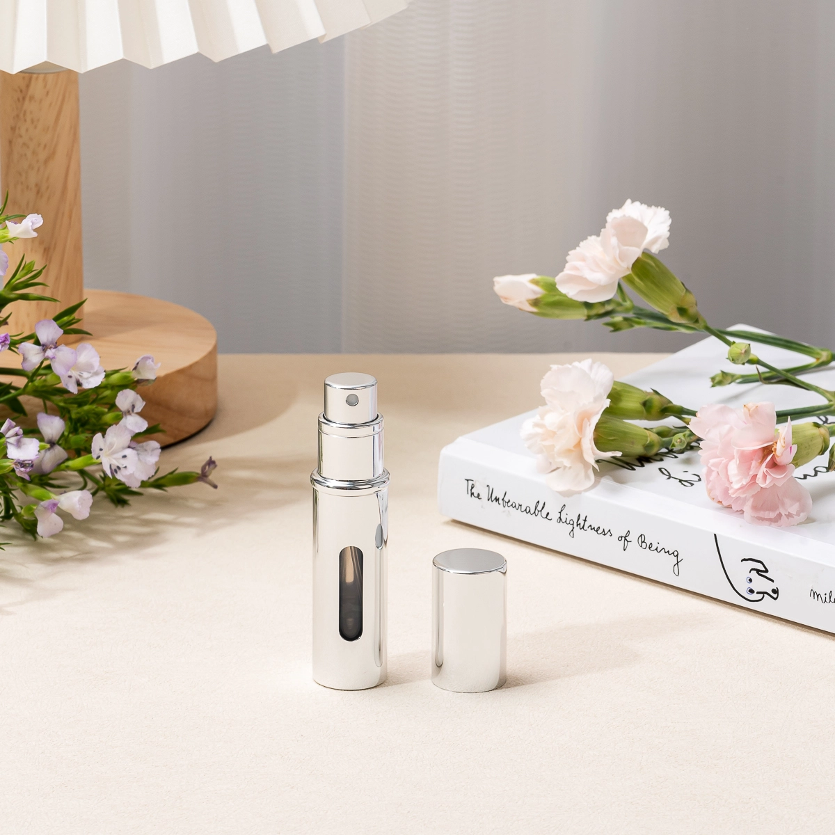 Wholesale Luxury 5ml Aluminum Travel Perfume Spray Bottle