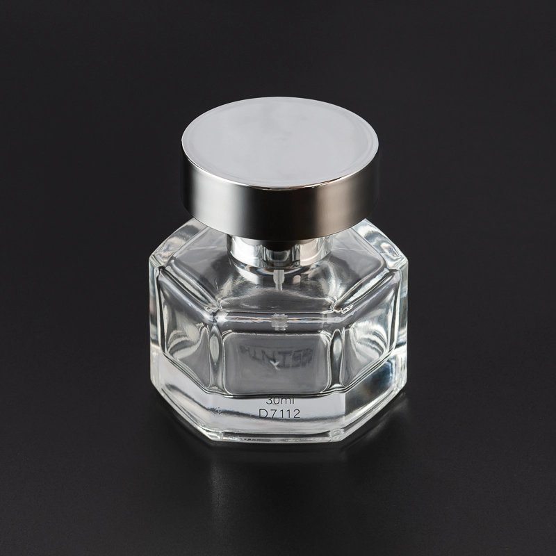 Custom Color Empty Polygonal Glass Perfume Bottles Wholesale