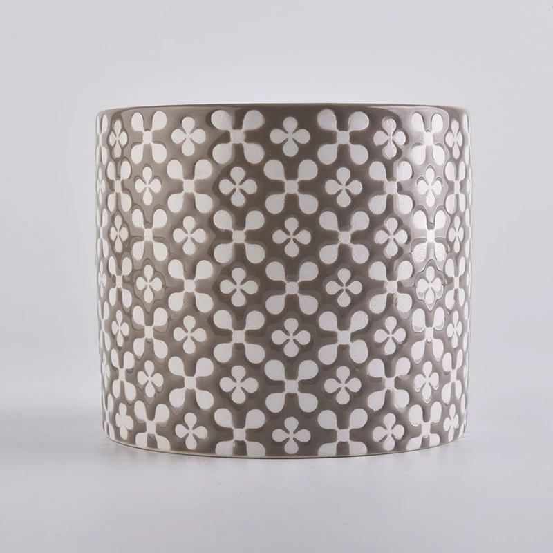 Wholesale customized ceramic candle jar