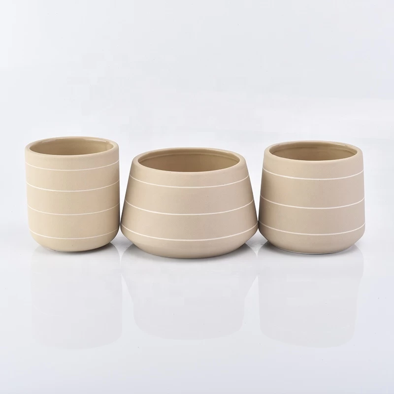 Ceramic Candle Jars For Decoration