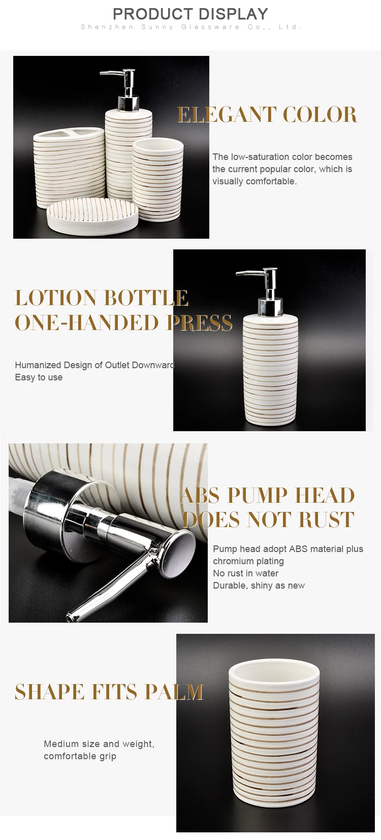 modern soap dish doubl toothbrush holder dispenser pump lotion white ceramic bathroom accessories