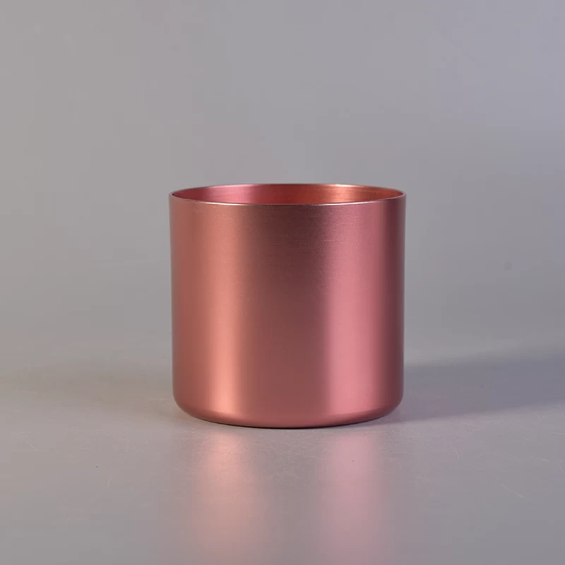Rose Gold Metal Tea Light Votive Candle Holder