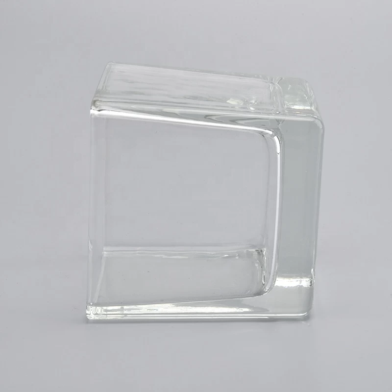 Wholesale Classic Square Glass Candle Jars