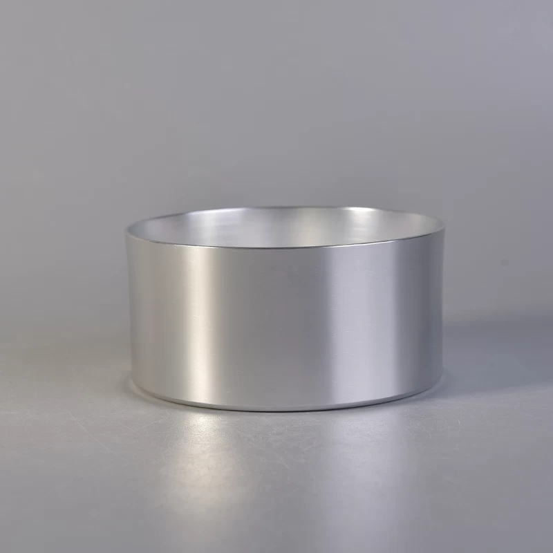 400ml Silver Aluminum Metal Candle Jar Wholesale