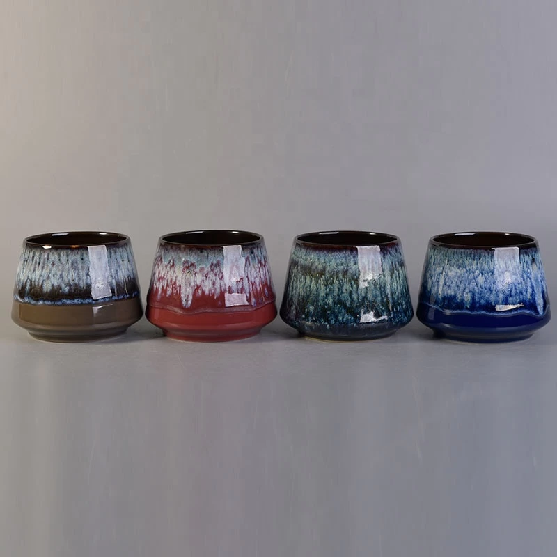 custom 10oz porcelain ceramic holder candle vessel jar for wedding