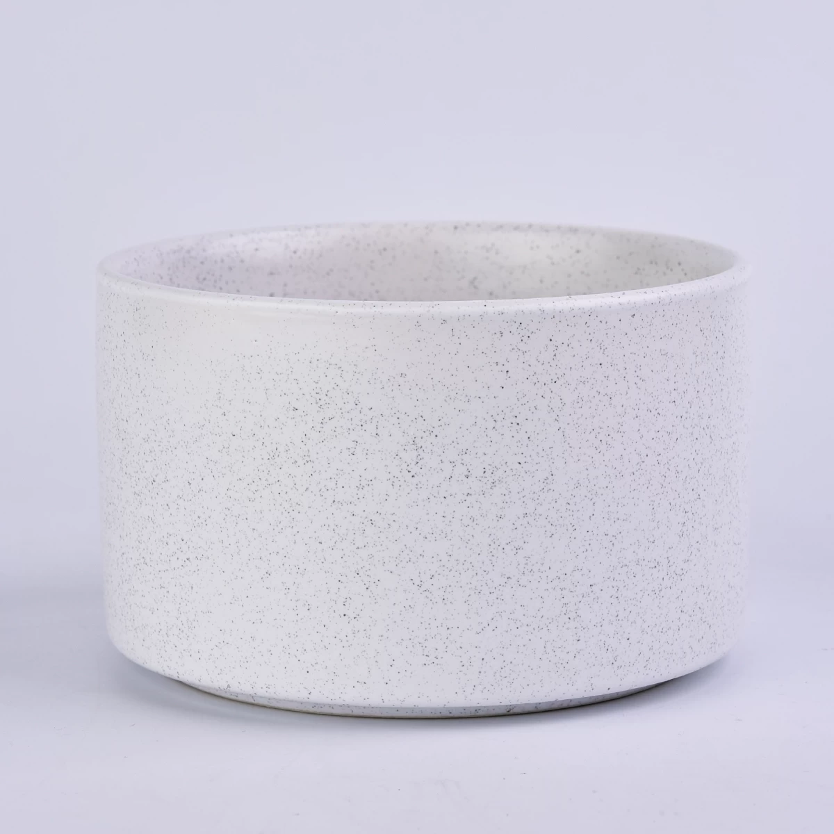 Home Decoration Simple White Ceramic Candle Jars