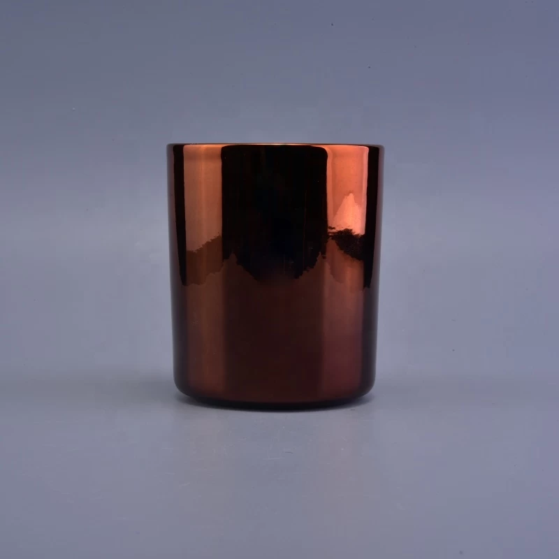 Custom copper ceramic candle vessels wholesale