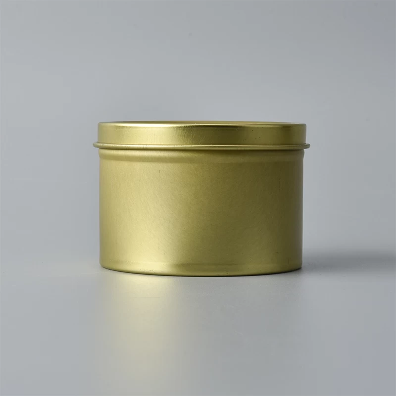 Wholesale Travel Gold Candle Tin Box 