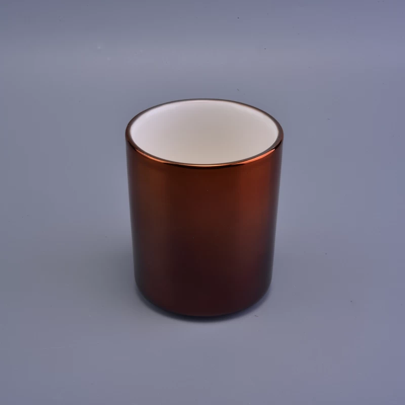 copper ceramic candle vessels
