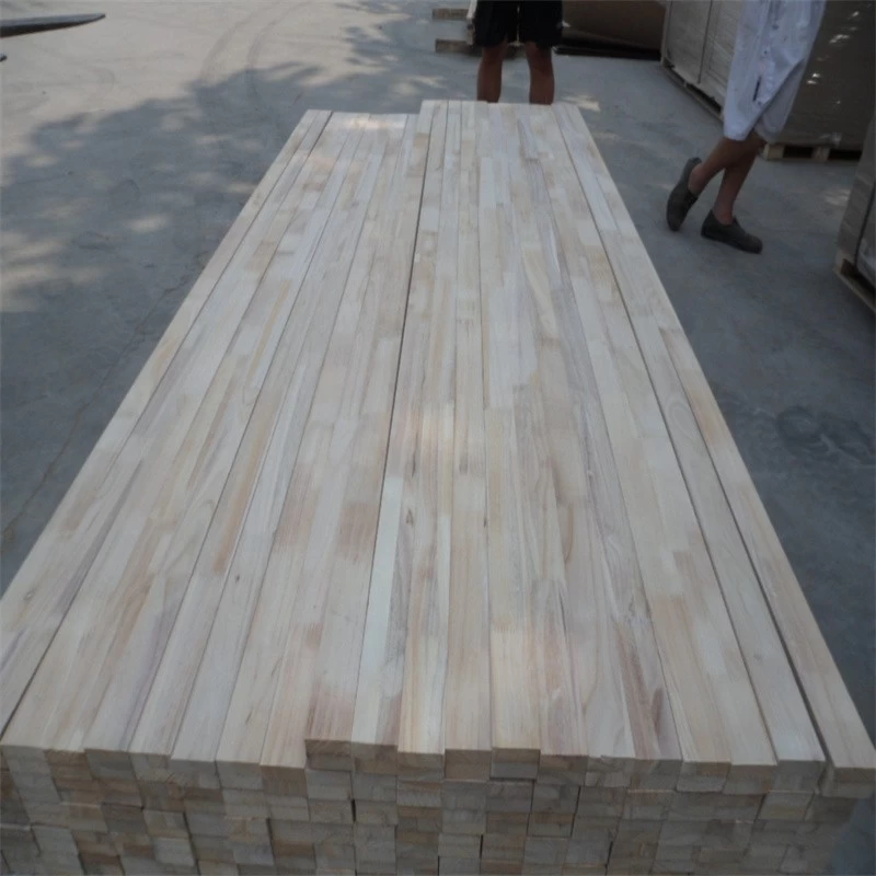 중국 도어 코어 공급업체를 위한 오동나무 맞대기 조인트 가장자리 접착 블록보드 제조업체