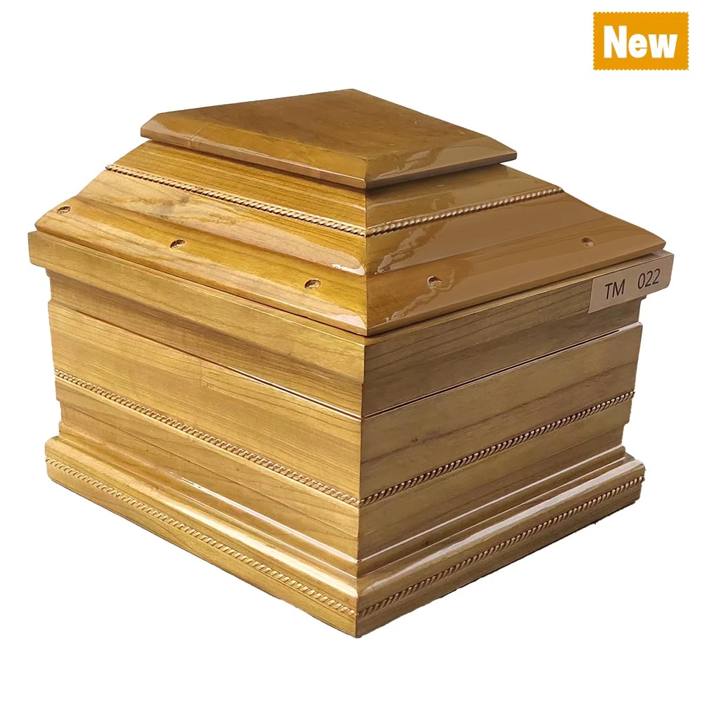 China Custom Mini Small Unfinished Wood Coffin Box manufacturer
