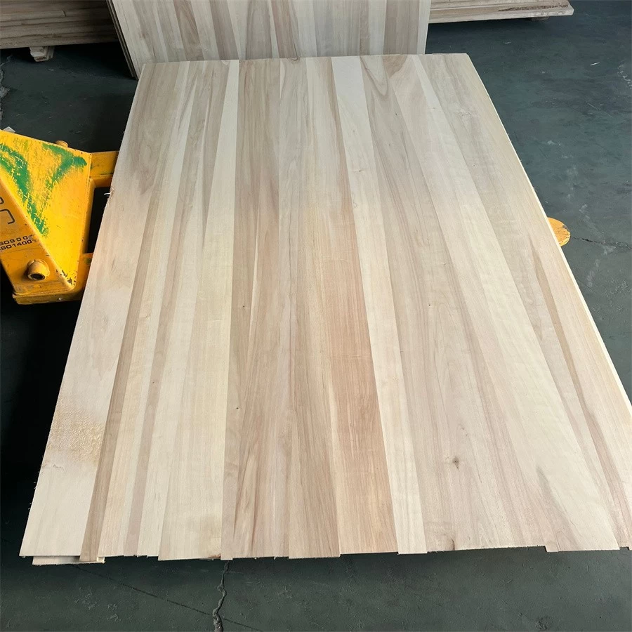 China poplar edge glued panels with 8mm thickness for the coffin cutting boards manufacturer