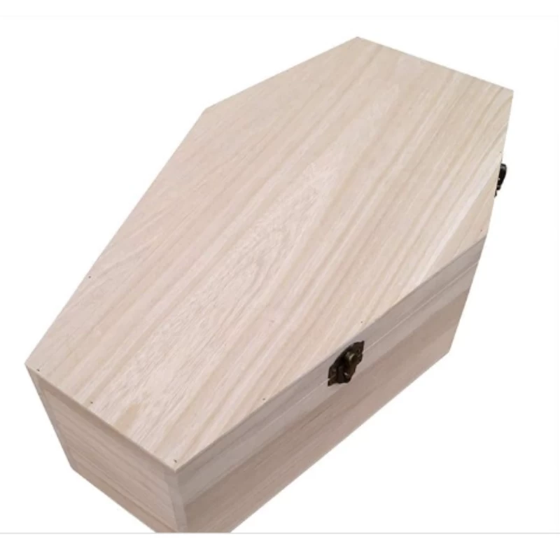 الصين Custom Mini Small Unfinished Wood Coffin Box - COPY - 923pi5 الصانع