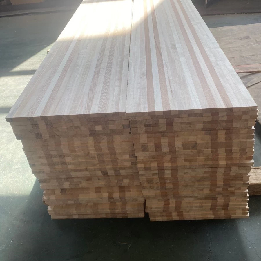 China ski board wood cores made by white ash wood beech wood and poplar wood strips manufacturer