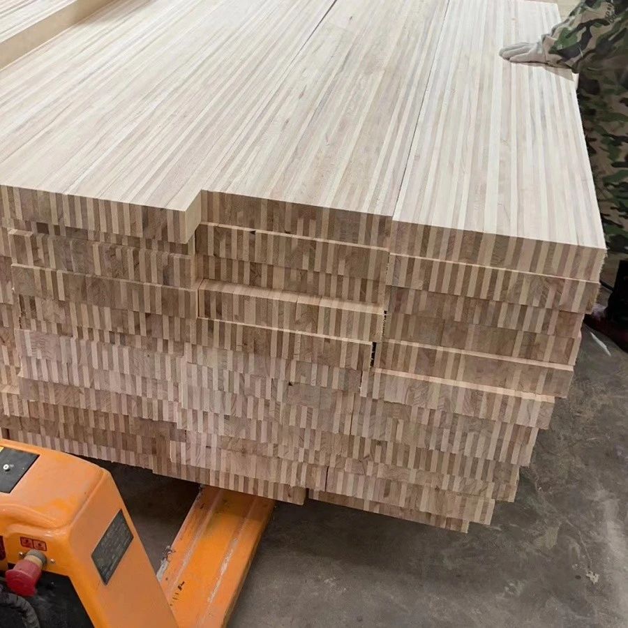 China snowboard wood core blocks made from paulownia and poplar solid strips manufacturer