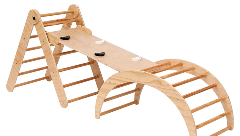 Children's climbing frames and chairs