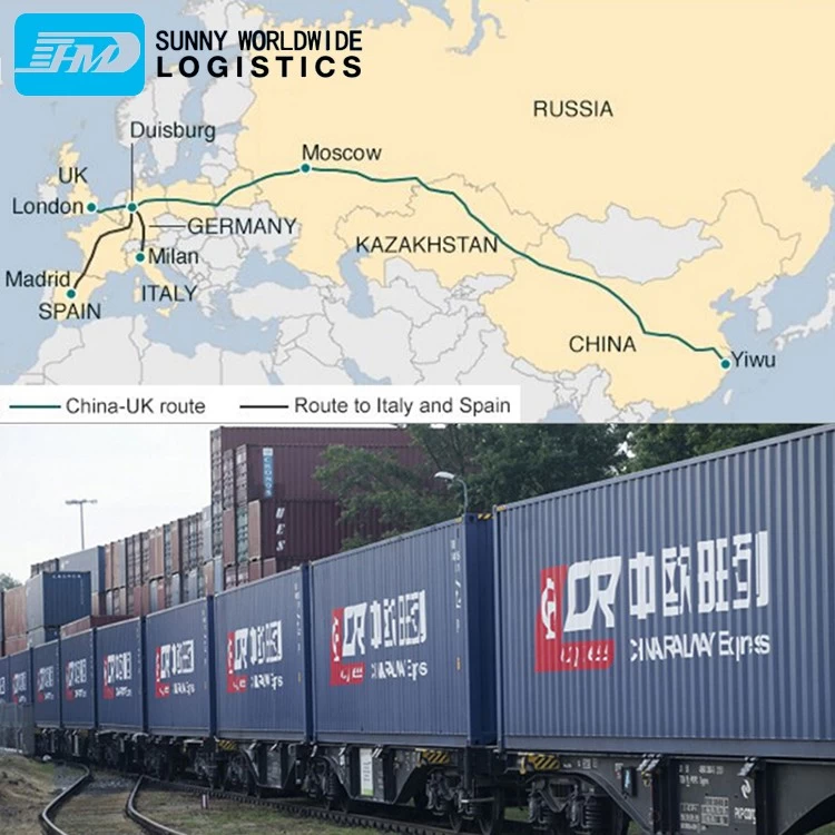 Chine Expédition ferroviaire de train de marchandises de Chine à Varsovie Pologne Espagne fabricant