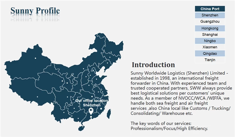 sea freight to europe