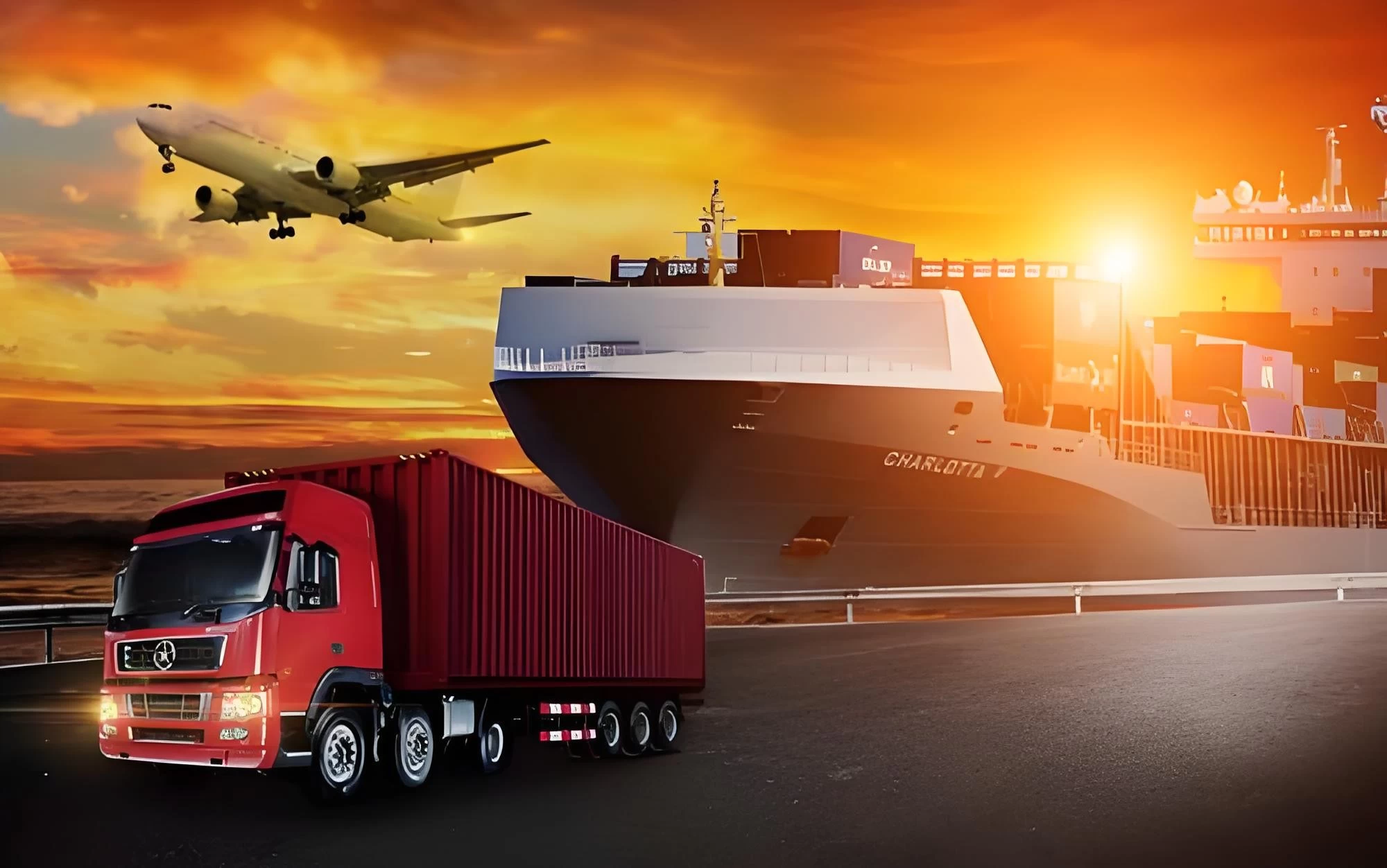 International Shipping,shipping service,Mode of transport,ocean shipping,air lift,land transport,Sunny Worldwide Logistics