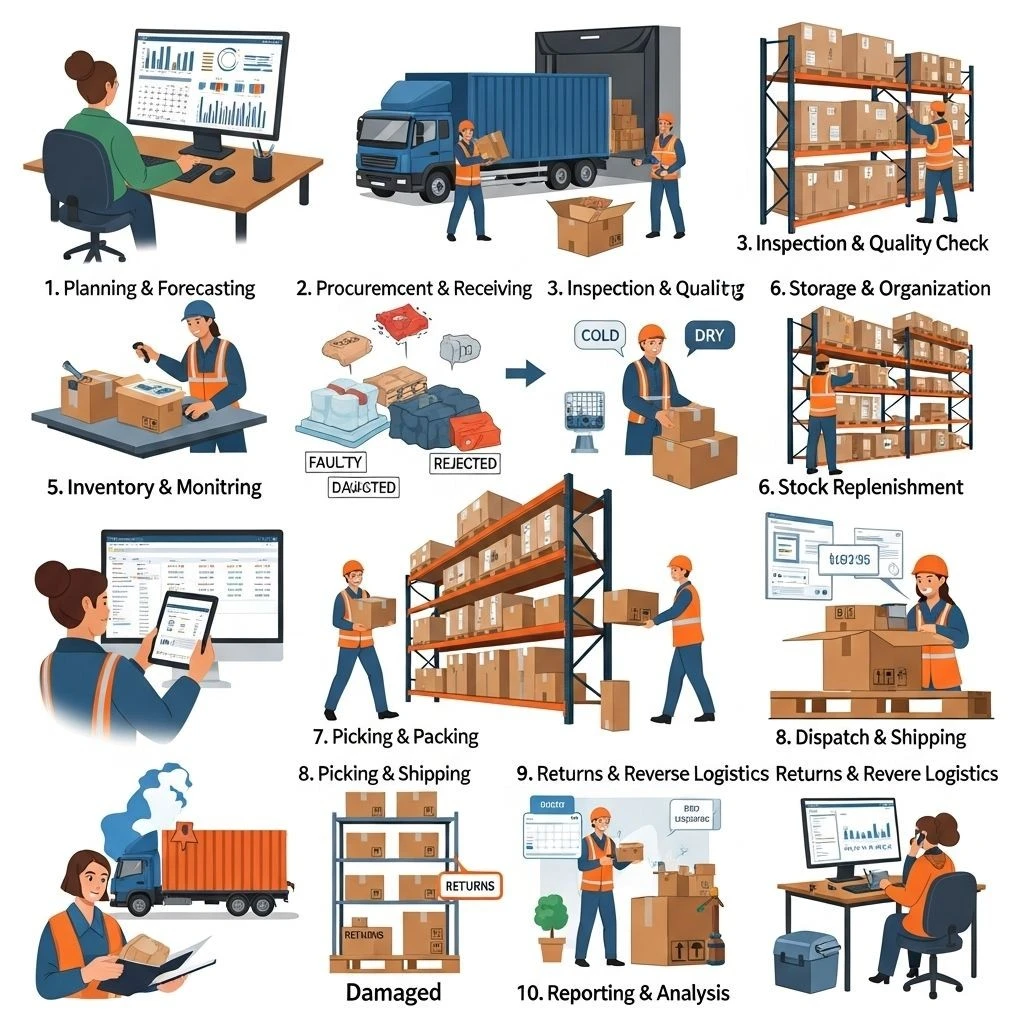 Warehouse inventory control