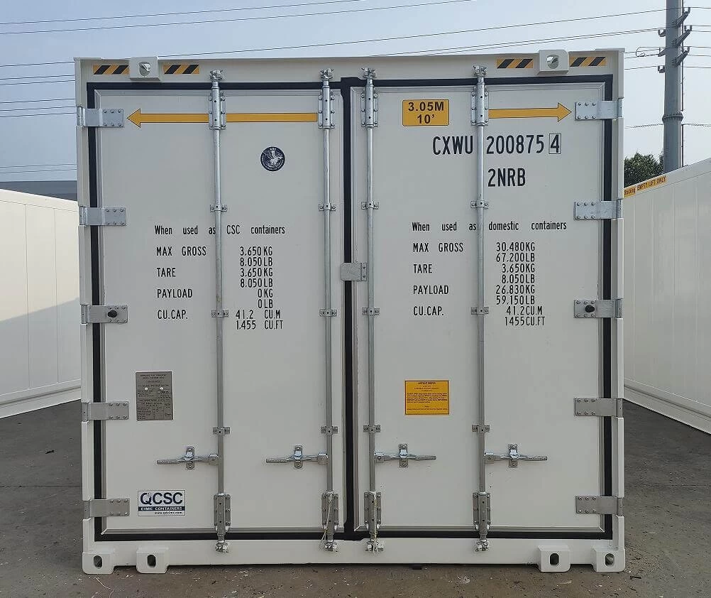 Ultra-wide reefer container with Thermo King refrigeration unit