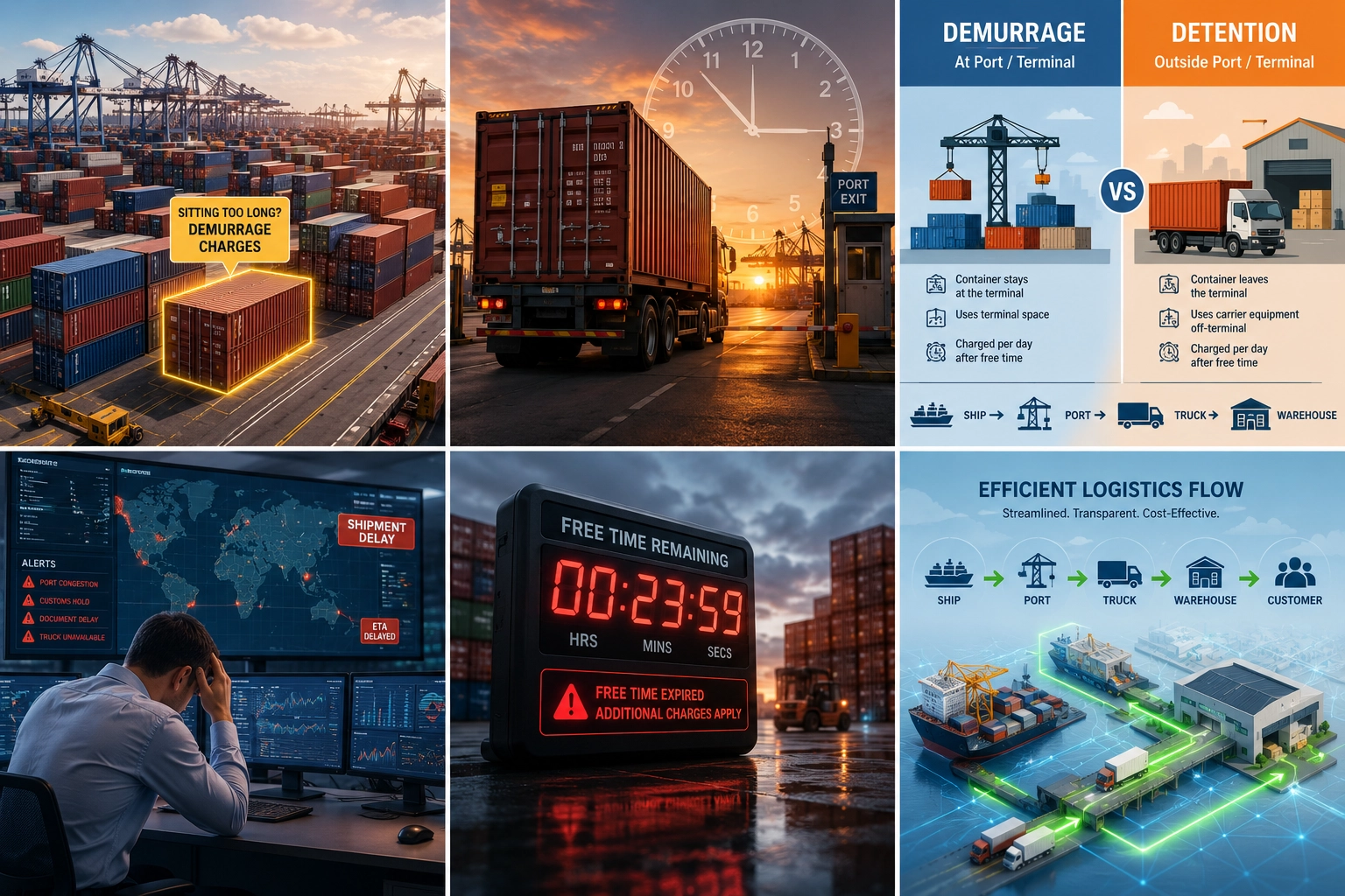 Cina Spiegazione delle tariffe di controstallia e detenzione: guida completa 2026 per evitare costose spese per container Spedizionatore di merci