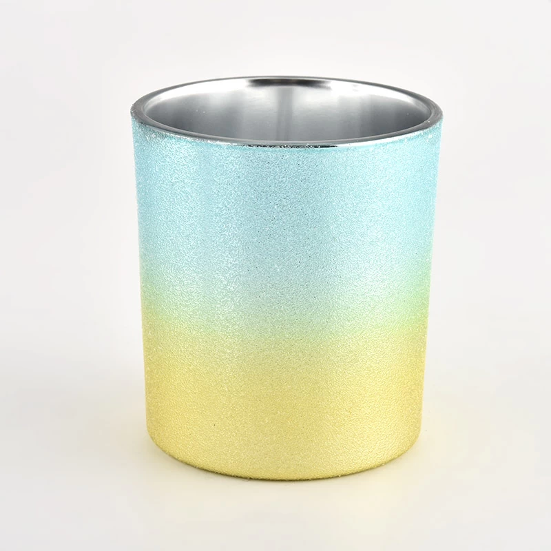 luxury new decoration glass candle jar
