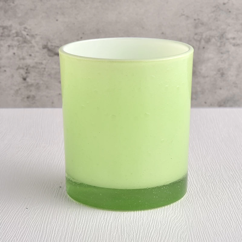 gradient color 8oz empty candle jars from Sunny Glassware