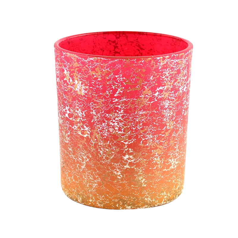 Multicolor luxury glass candle vessels wholesale glass candle holder