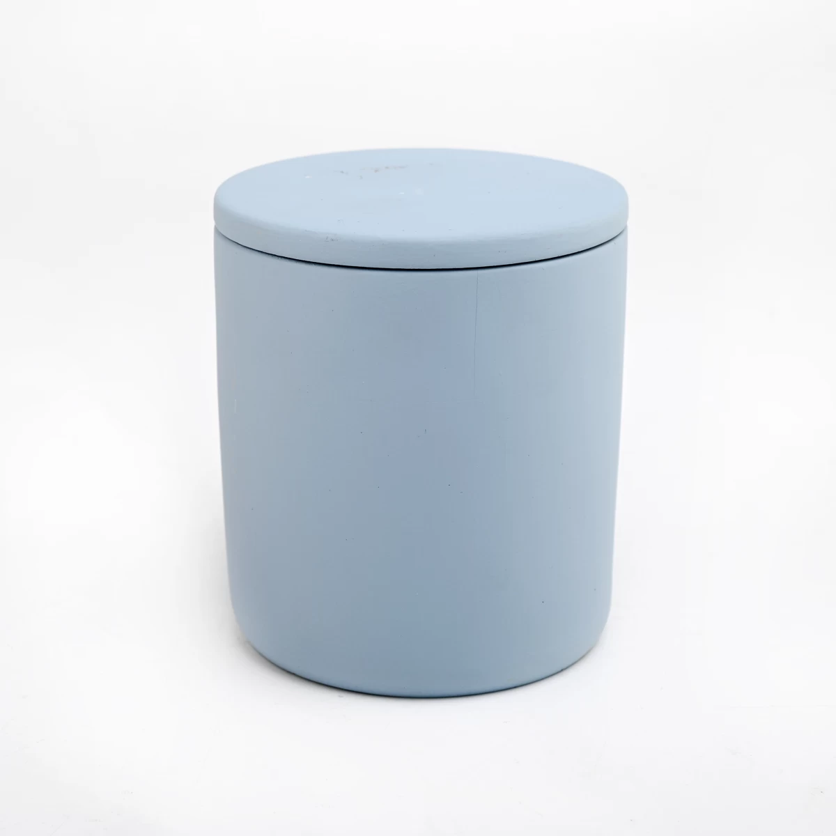 luxury concrete candle holder with lid