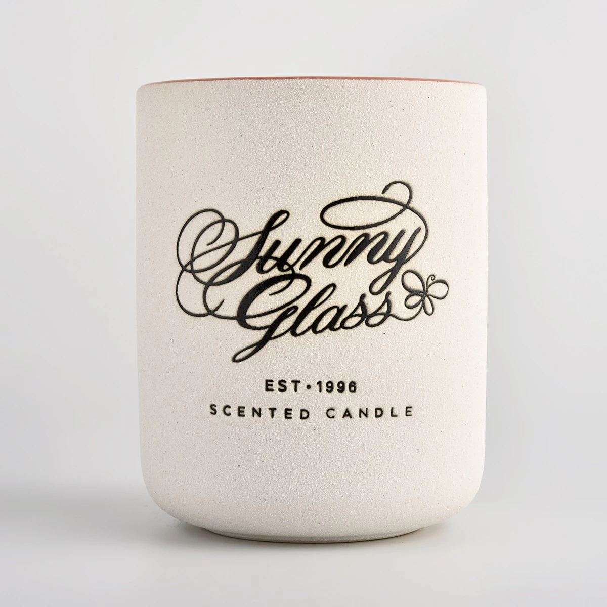 Luxury home decorative ceramic candle jars