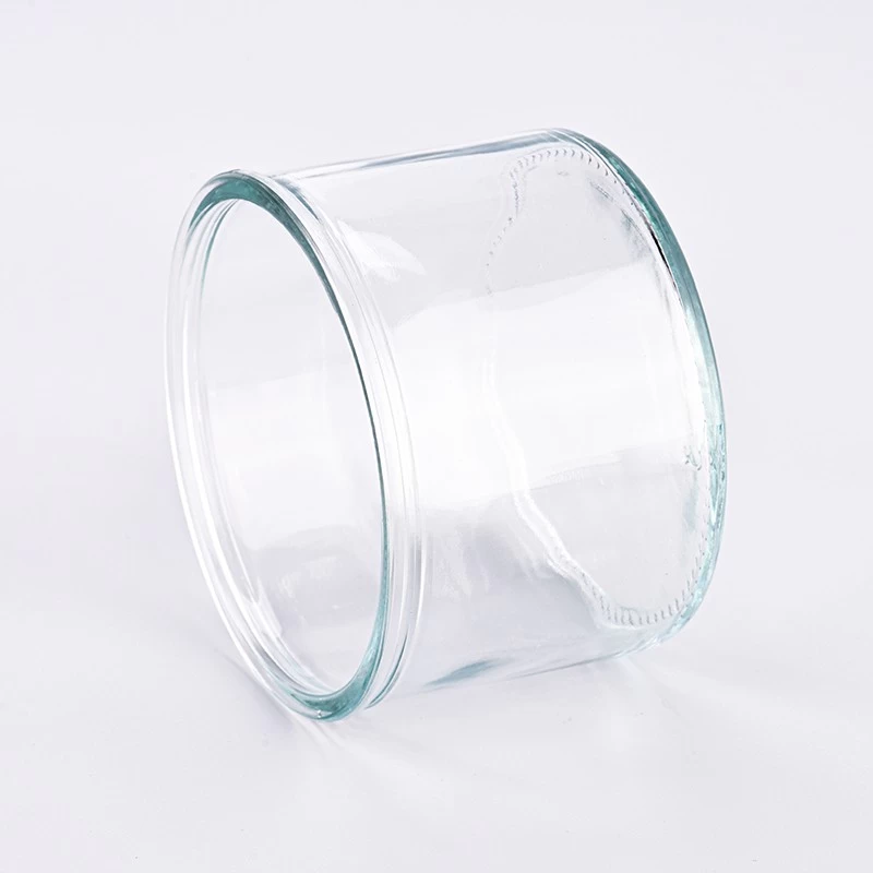 home decor  large capacity  clear  glass candle holder
