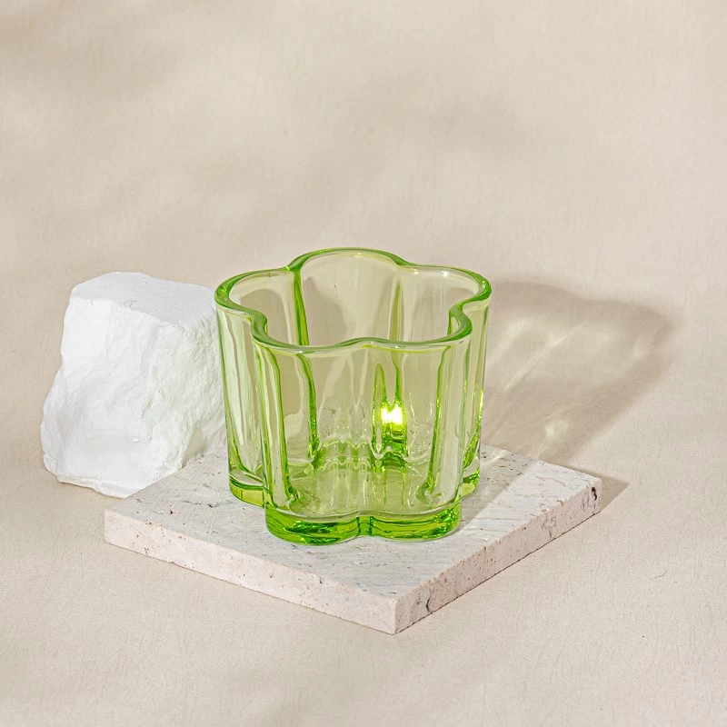 glass candle holder