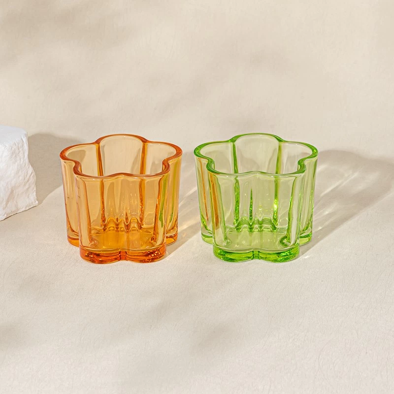 glass candle holder