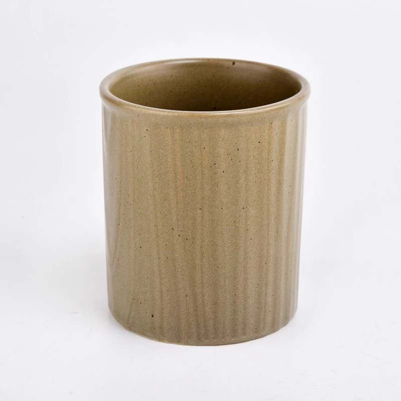 ceramic candle jar