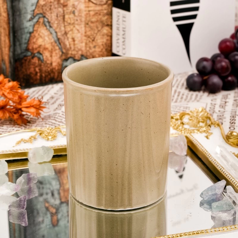 ceramic candle jar