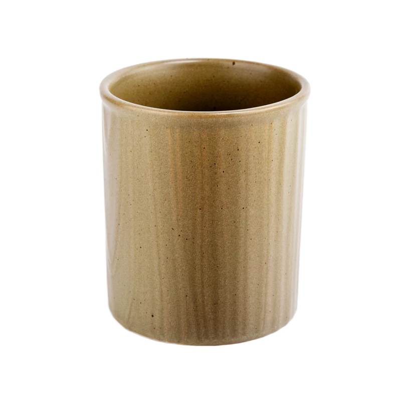 ceramic candle jar
