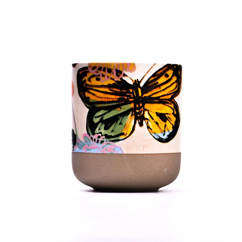 candle jar ceramic