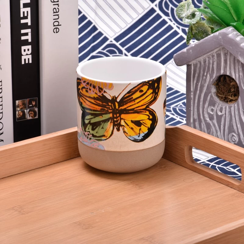 candle jar ceramic