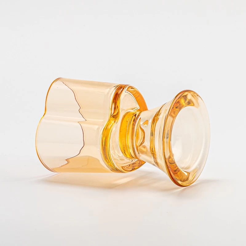 glass candle holder