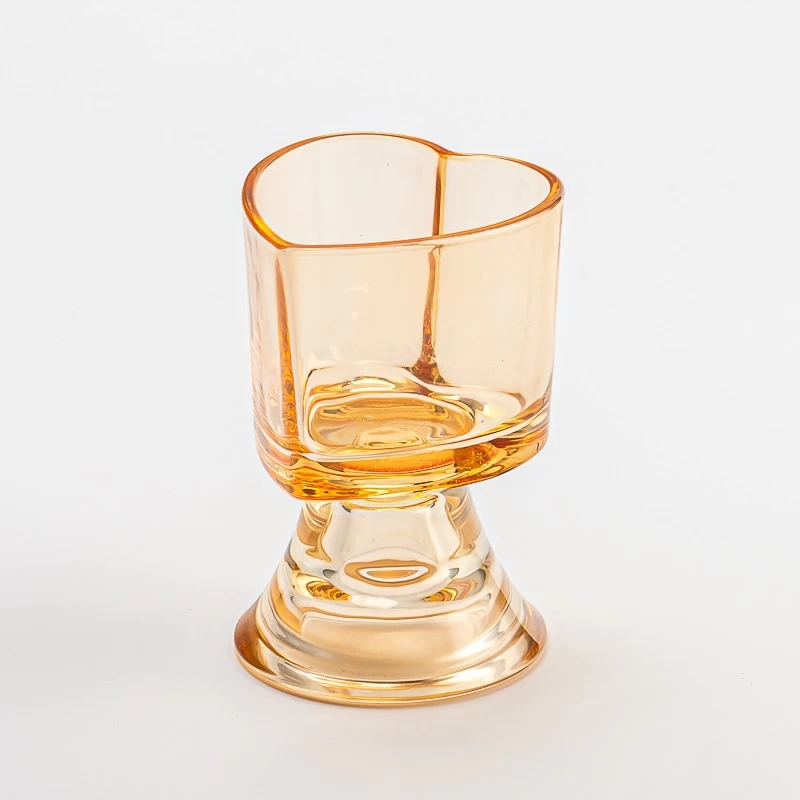 glass candle holder