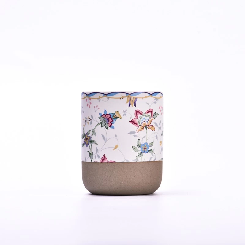 candle jar ceramic