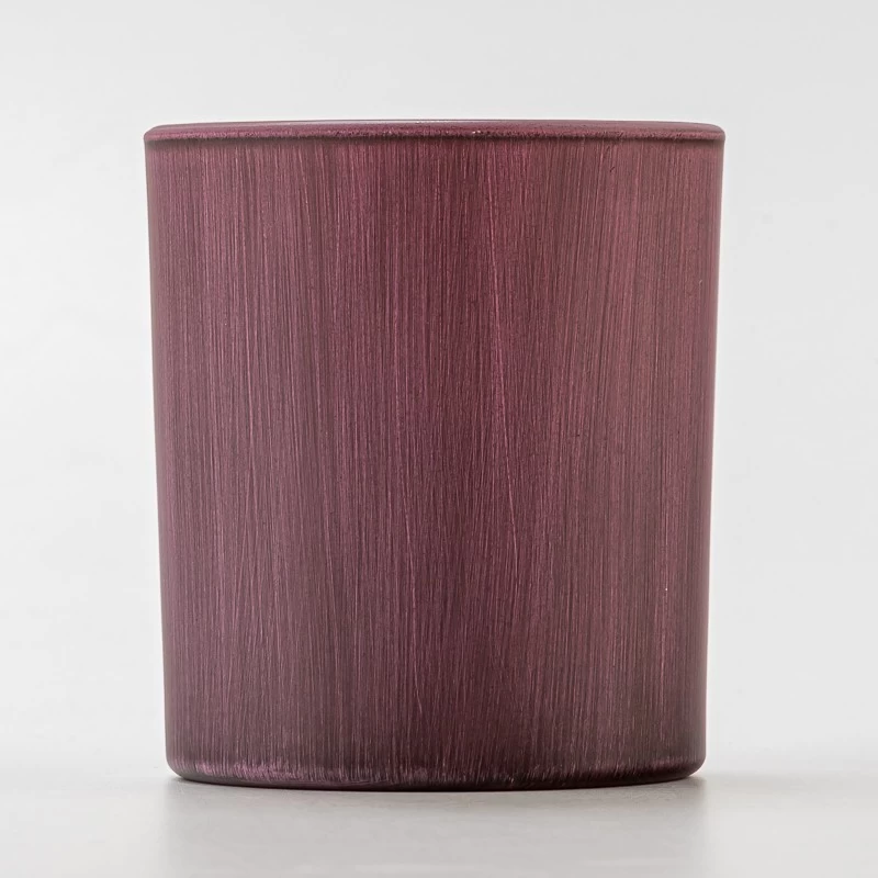 Popular Matte Spraying Glass 290ml Candle Holder Jar Supplier