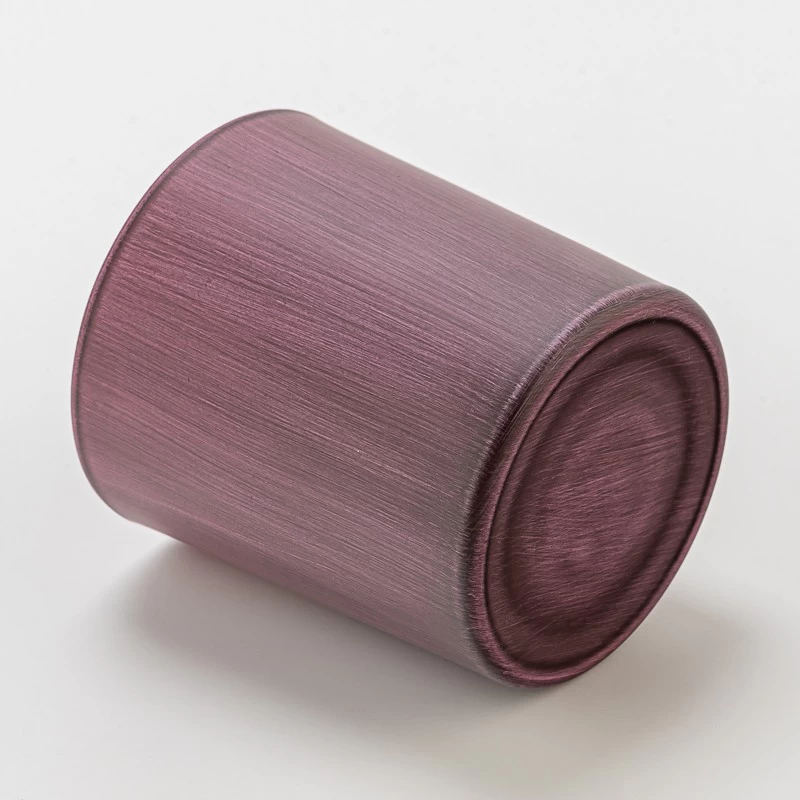 Popular Matte Spraying Glass 290ml Candle Holder Jar Supplier