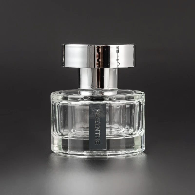 China Wholesale Premium Clear Glass Custom Label 30ml Empty Perfume Glass Bottle with Lid manufacturer