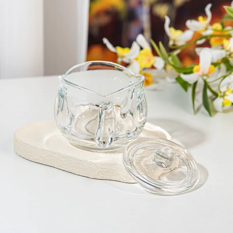 New Creative Style Customize Color Glass Jar 154ml Soy Wax Candle Jar with Lid