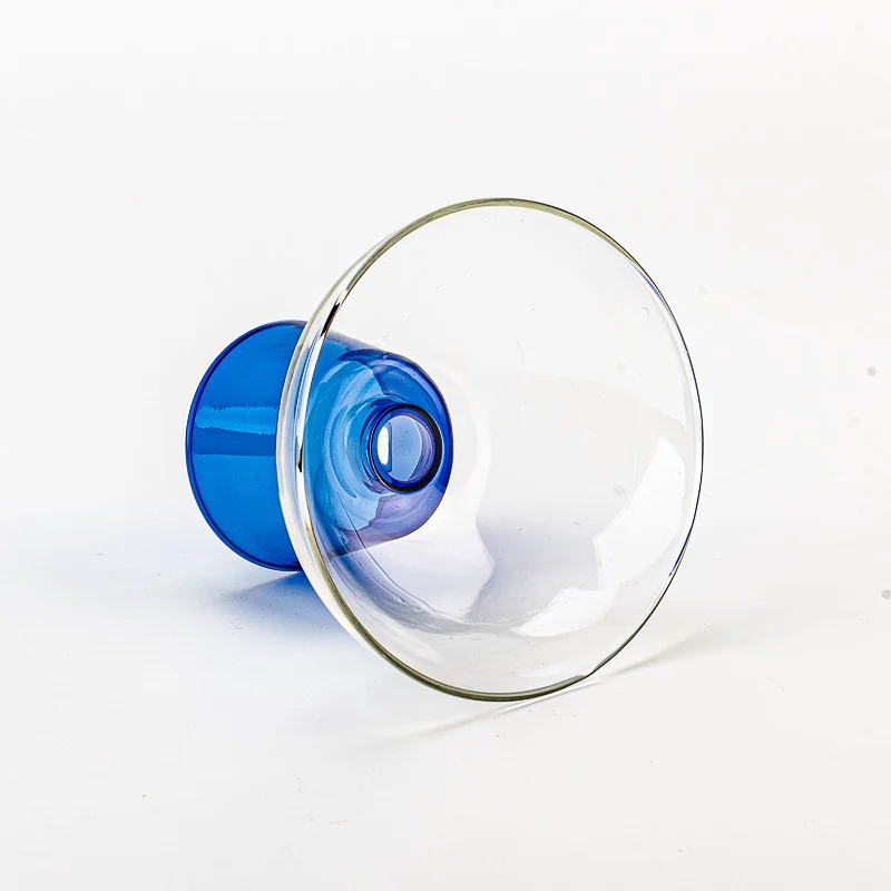 home decor borosilicate glass holder with stand
